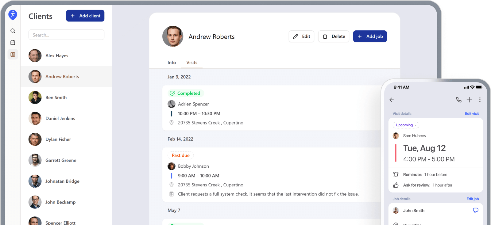 The free scheduling app for one-person service business
