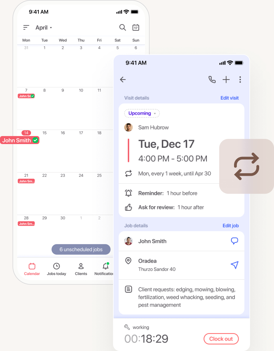 Fast scheduling and flexible job tracking
