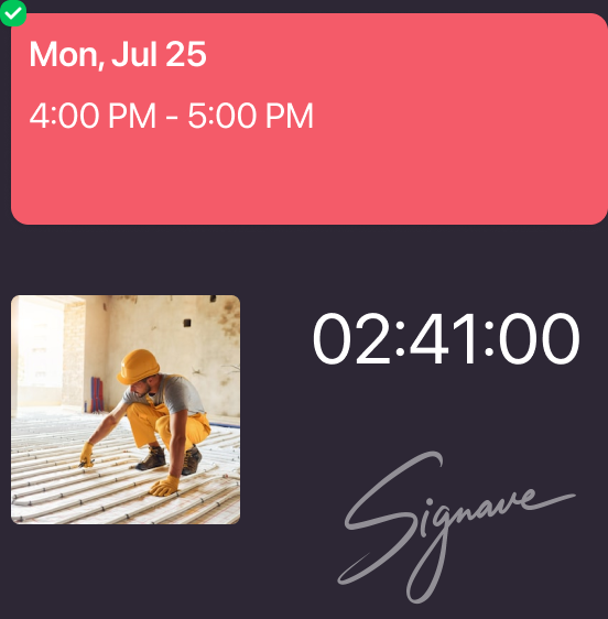 Detailed jobs & visit status