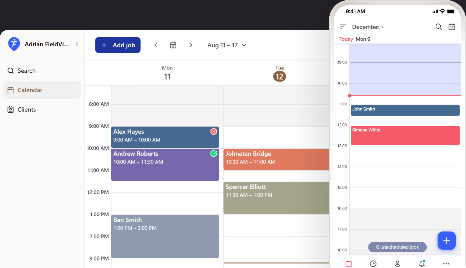 Clutter-free Scheduling